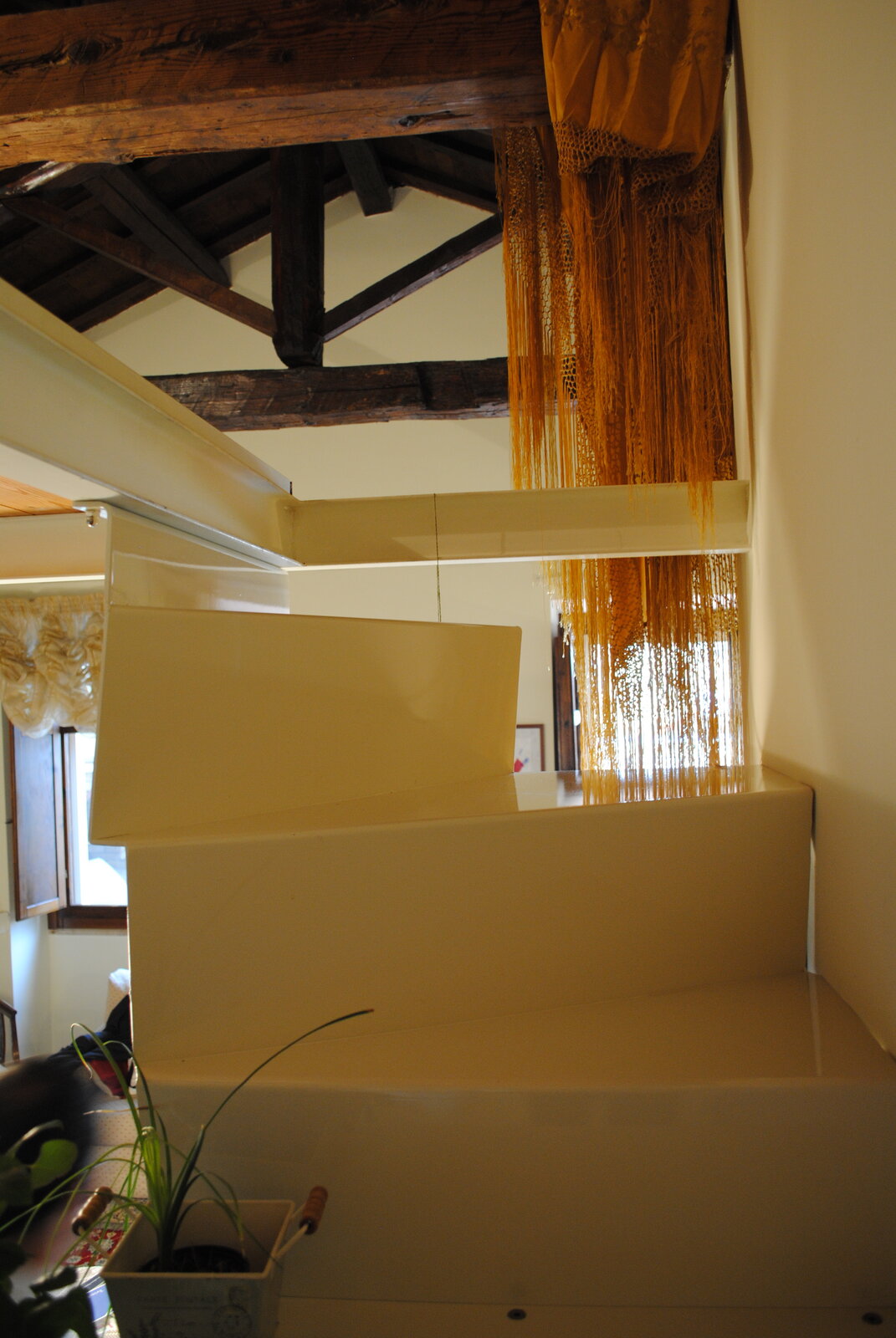 Attico sui tetti — scala di collegamento